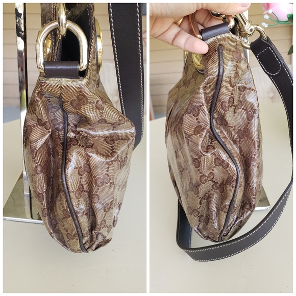 authentic gucci crystal two way bag - Picture 3 of 8